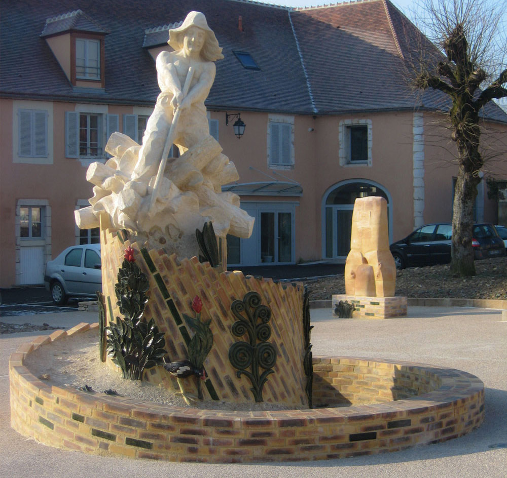 Fontaine monumentale de Coulanges-s/Yonne- Jean-Michel Doix